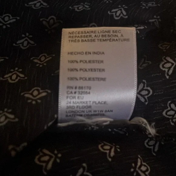 EUC Urban Outfitters long sleeve button tie front cropped blouse - Picture 6 of 7